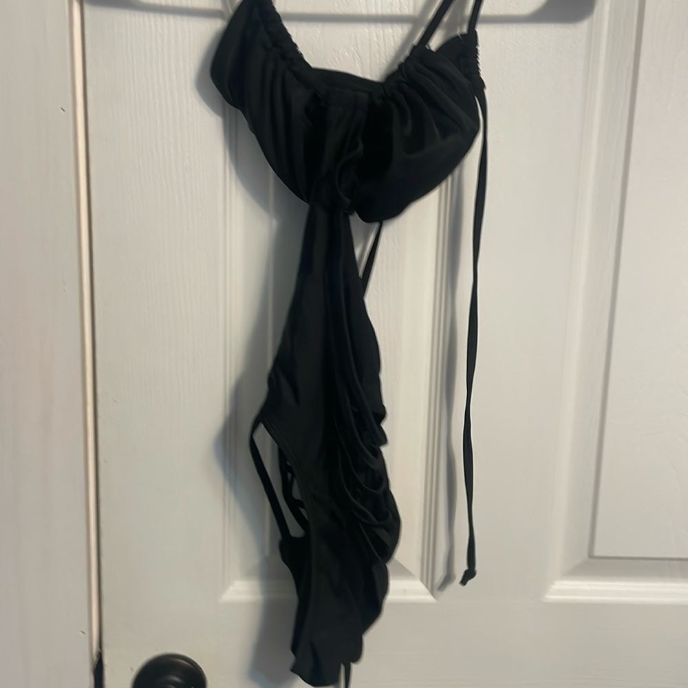Black sexy medium bathing suit